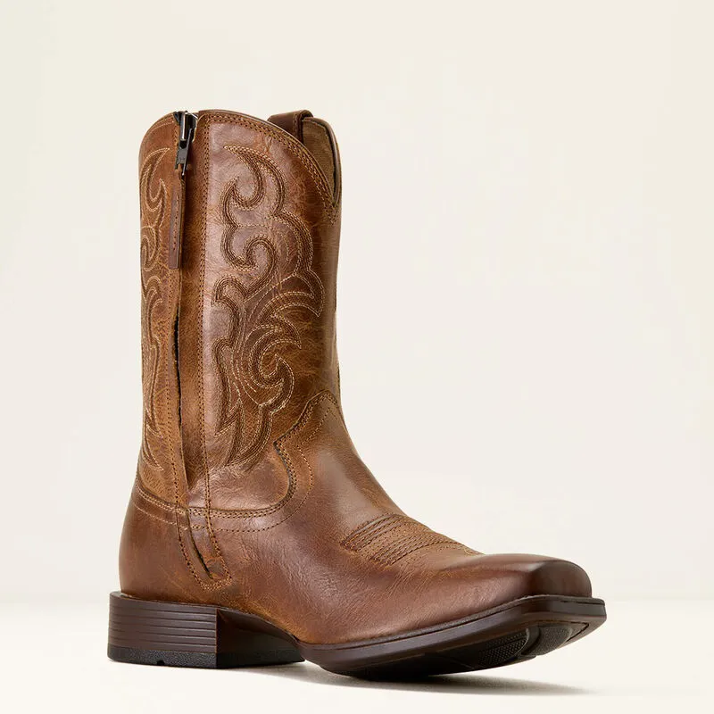 Ariat Bodie Square Toe Western Boot in Honey Tan-5