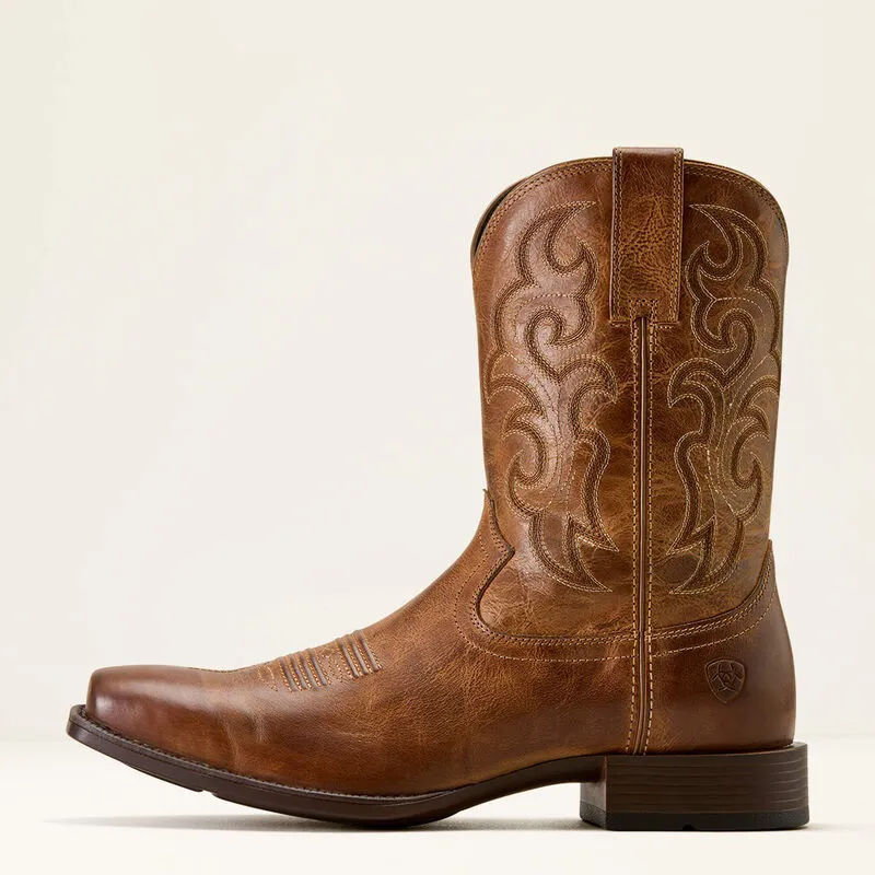 Ariat Bodie Square Toe Western Boot in Honey Tan-1