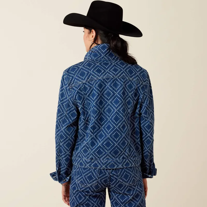 Ariat Boxy Crop Jacket in Needle Punch-2