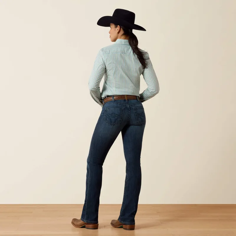Ariat Mid Rise Luisa Boot Cut Jeans in Pasadena-2
