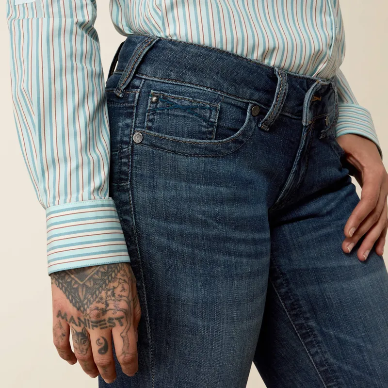 Ariat Mid Rise Luisa Boot Cut Jeans in Pasadena-4