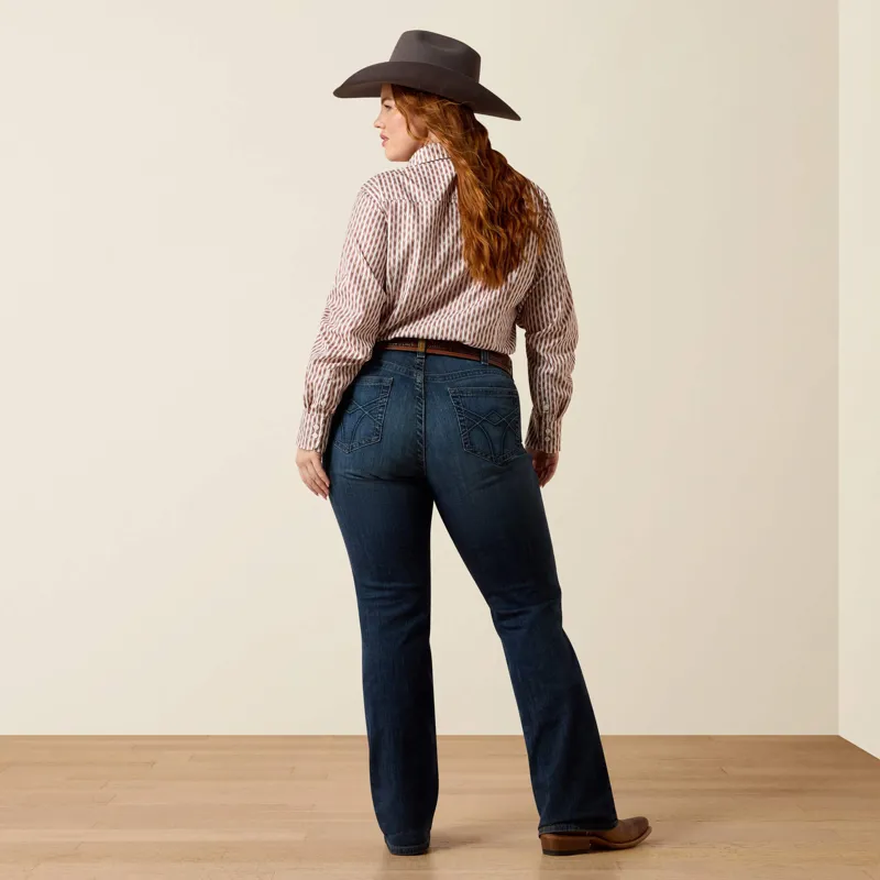 Ariat Mid Rise Luisa Boot Cut Jeans in Pasadena-7