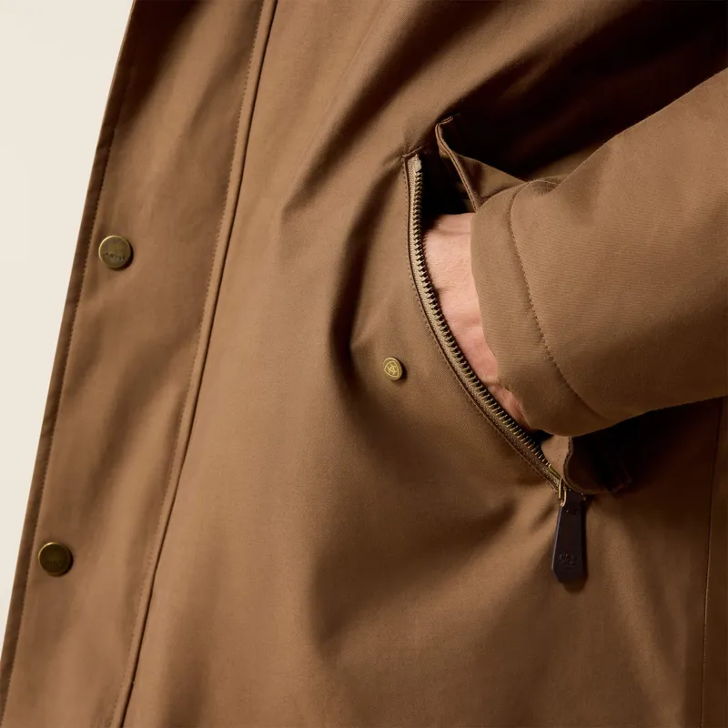 Ariat Barrowmere Waterproof Insulated Parka in Malt-7