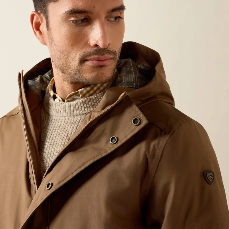Ariat Barrowmere Waterproof Insulated Parka in Malt-4
