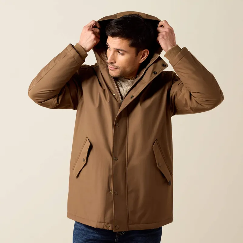Ariat Barrowmere Waterproof Insulated Parka in Malt-3