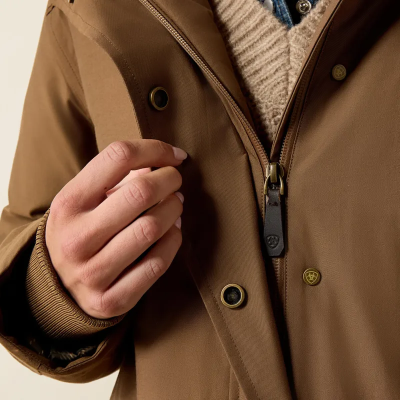 Ariat Barrowmere Waterproof Insulated Parka in Malt-3