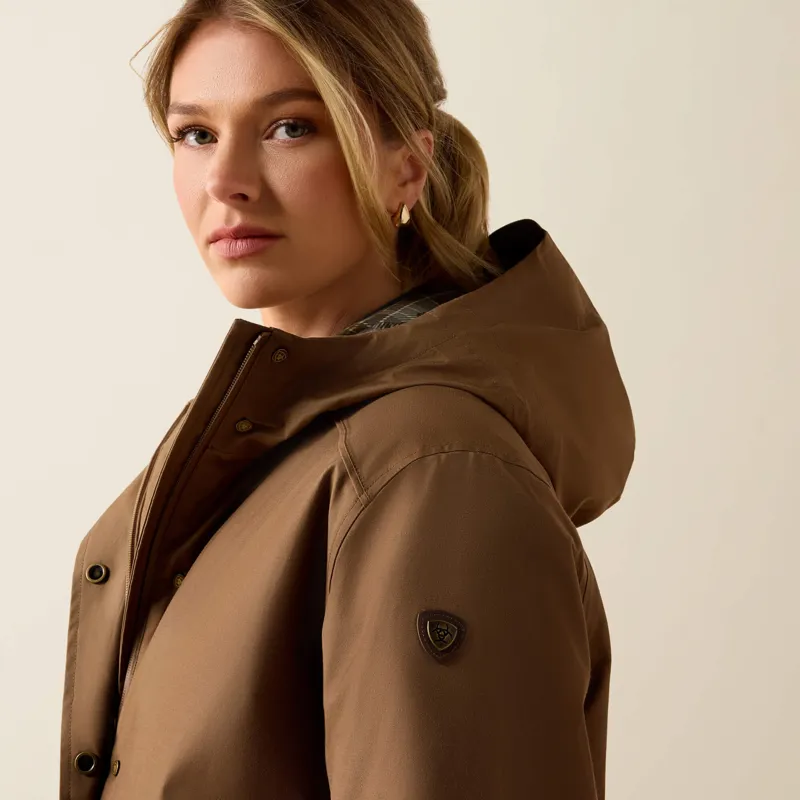 Ariat Barrowmere Waterproof Insulated Parka in Malt-4