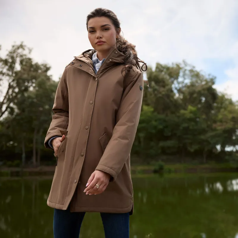 Ariat Barrowmere Waterproof Insulated Parka in Malt-7