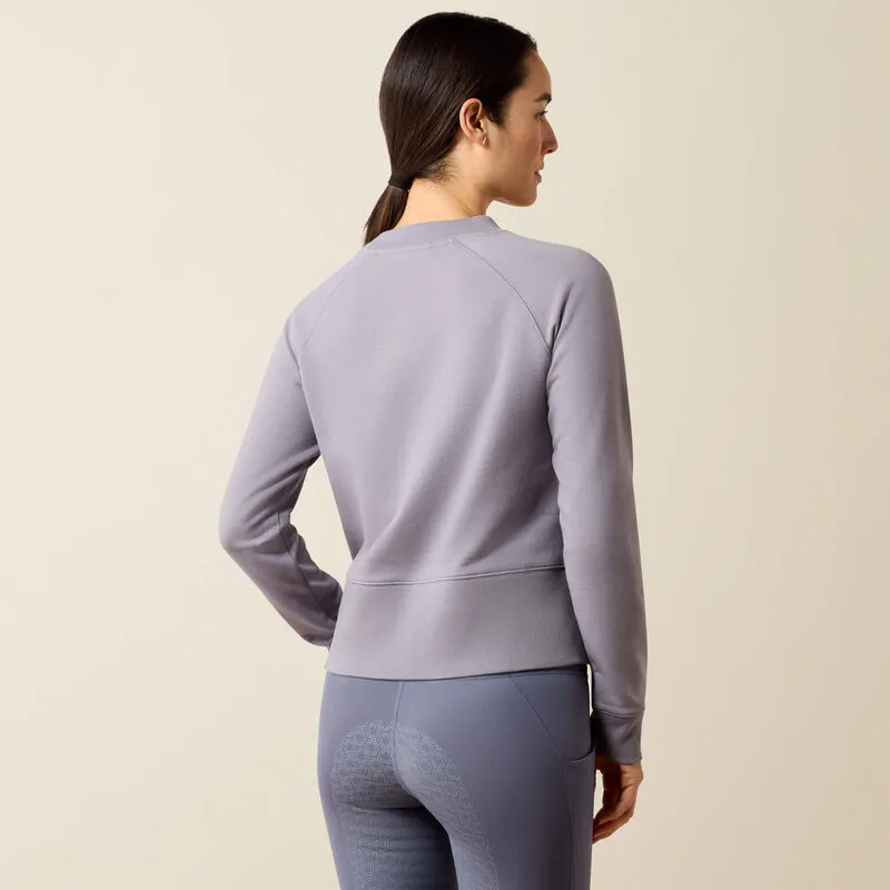 Ariat Martine Sweatshirt in Quicksilver-2