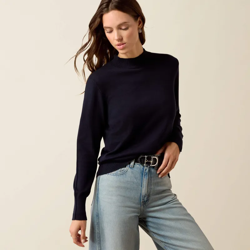 Ariat Coney Sweater in Show Navy-3