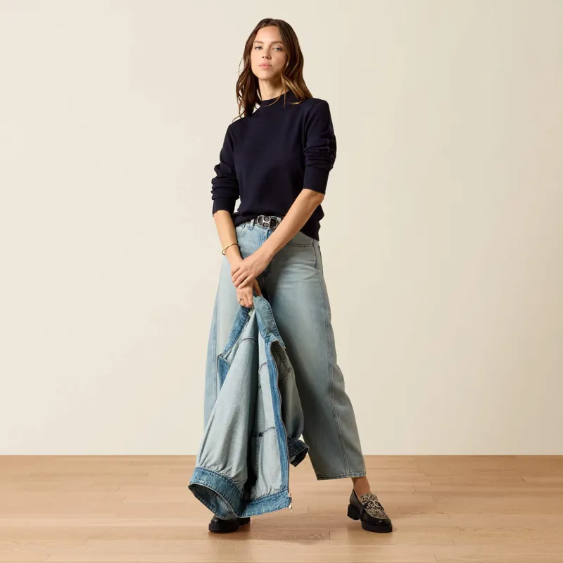 Ariat Coney Sweater in Show Navy-2