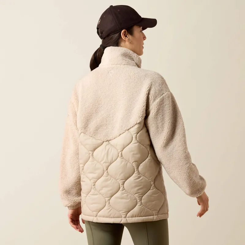 Ariat Sherpuff Jacket in Chateau Grey-1