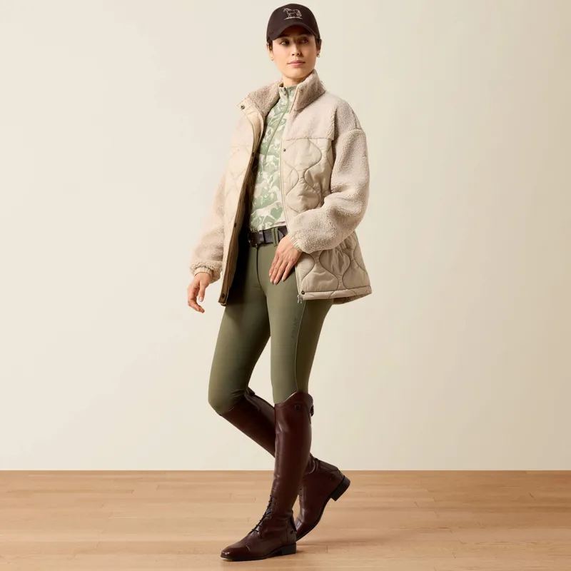 Ariat Sherpuff Jacket in Chateau Grey-2