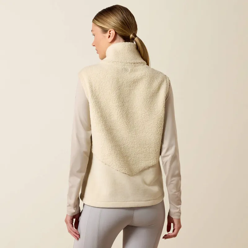 Ariat Laviolette Full Zip Vest in Almond Milk-2