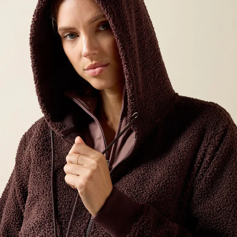 Ariat Orinda Hoodie in Chocolate Plum-2