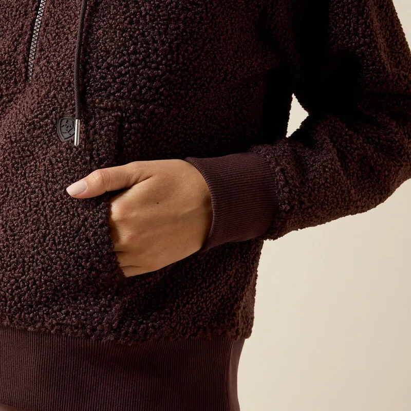 Ariat Orinda Hoodie in Chocolate Plum-4