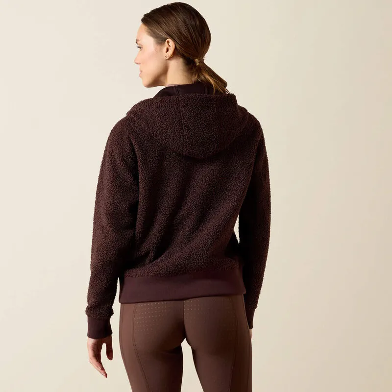 Ariat Orinda Hoodie in Chocolate Plum-3