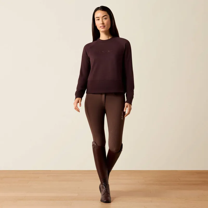 Ariat Martine Sweatshirt in Chocolate Plum-3