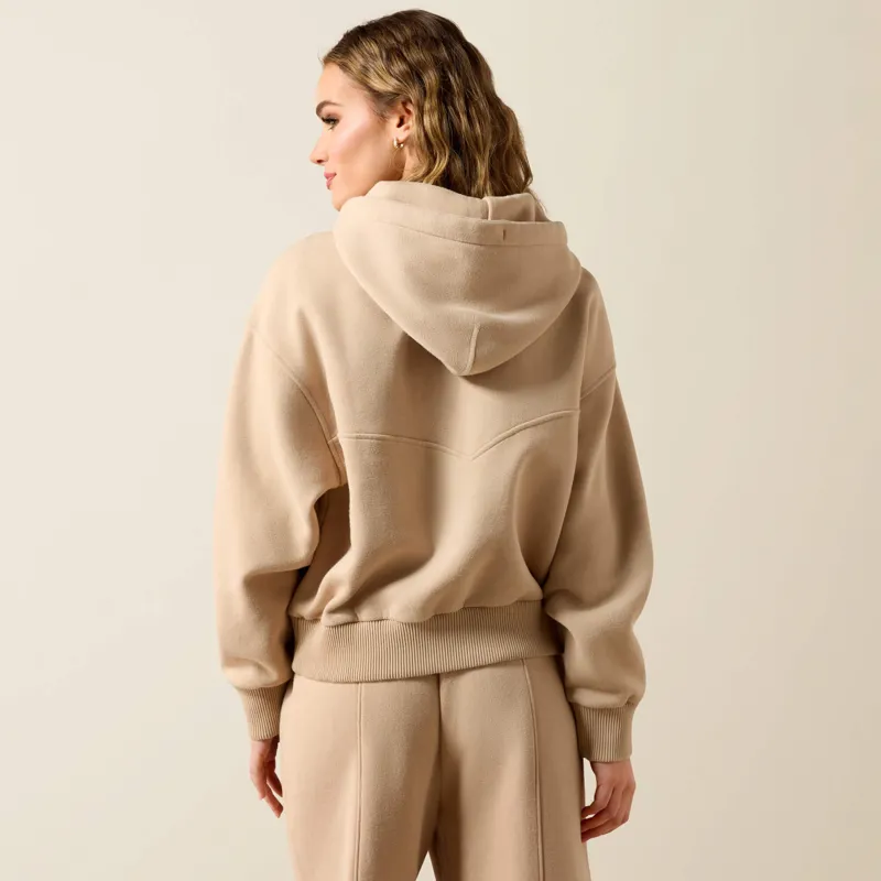 Ariat Compass 1/2 Zip Sweatshirt in Moonstone-1