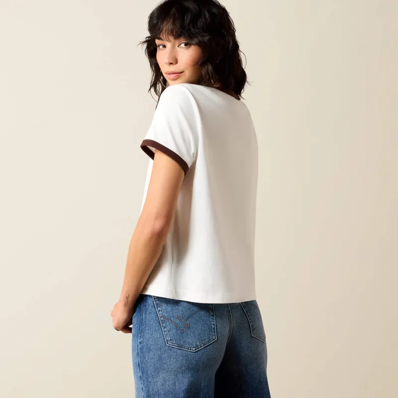 Ariat Sundance T-Shirt in Parchment-1