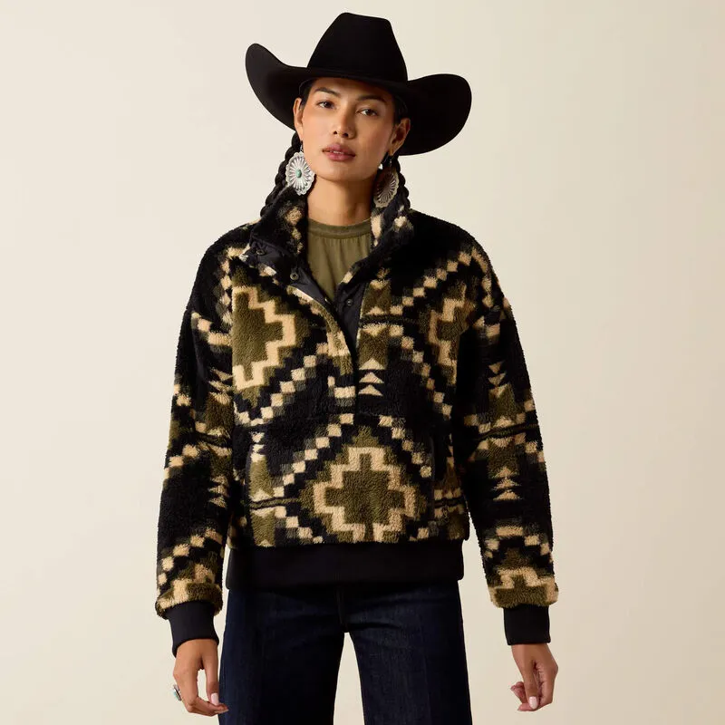Ariat Berber Sweatshirt in Gambit Southwest Print-6