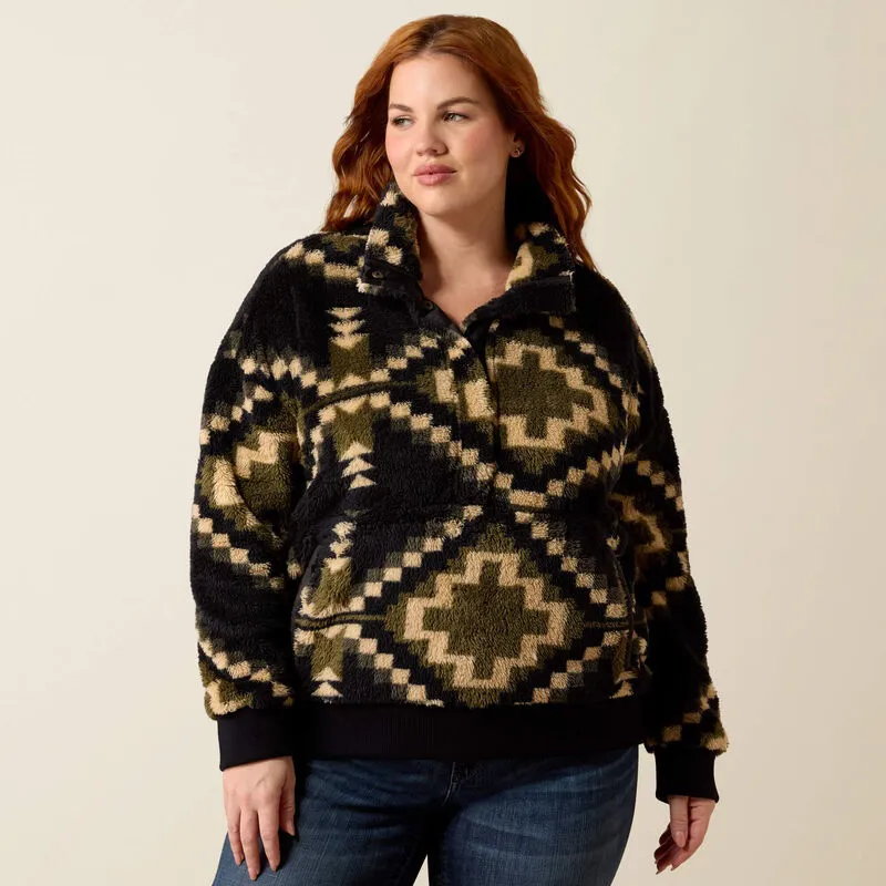 Ariat Berber Sweatshirt in Gambit Southwest Print-1