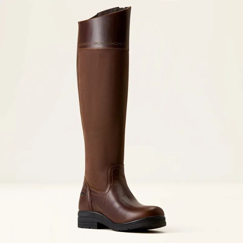 Ariat Windsor Waterproof Boot in Tobacco Brown-2
