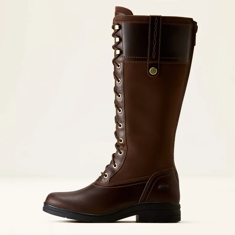 Ariat Women's Wythburn Waterproof Boot in Tobacco Brown-1