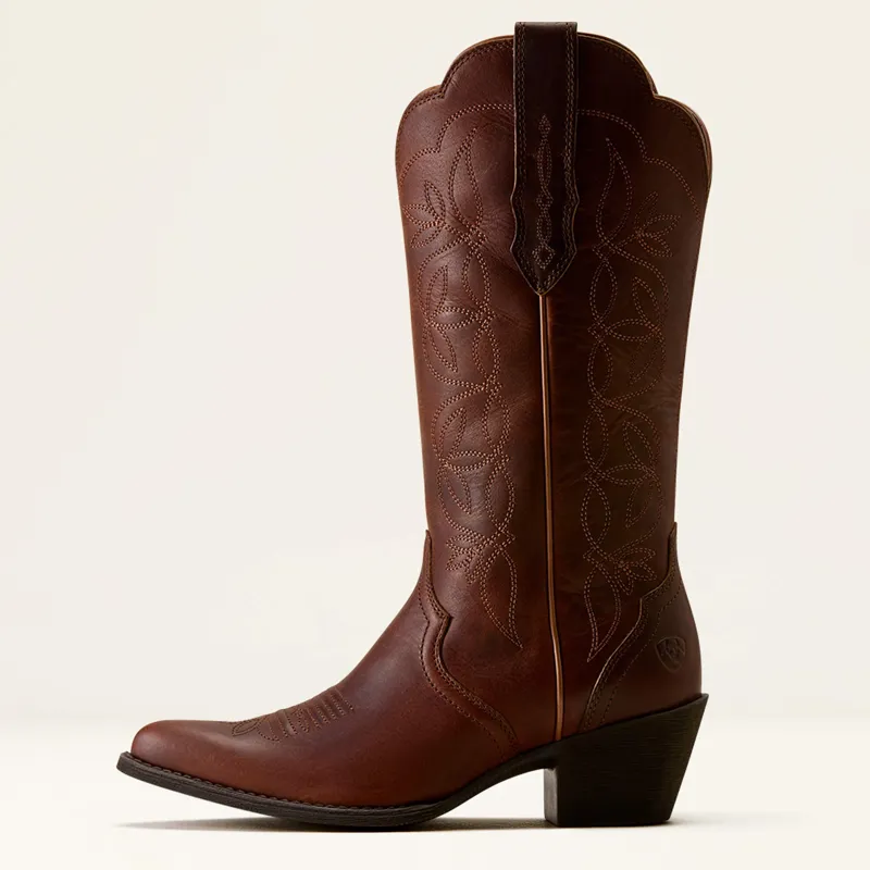 Ariat Heritage Blossom J Toe Western Boots in Vintage Caramel-2