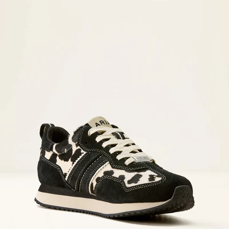 Ariat Ranch Runner Shoe in Black Suede-2