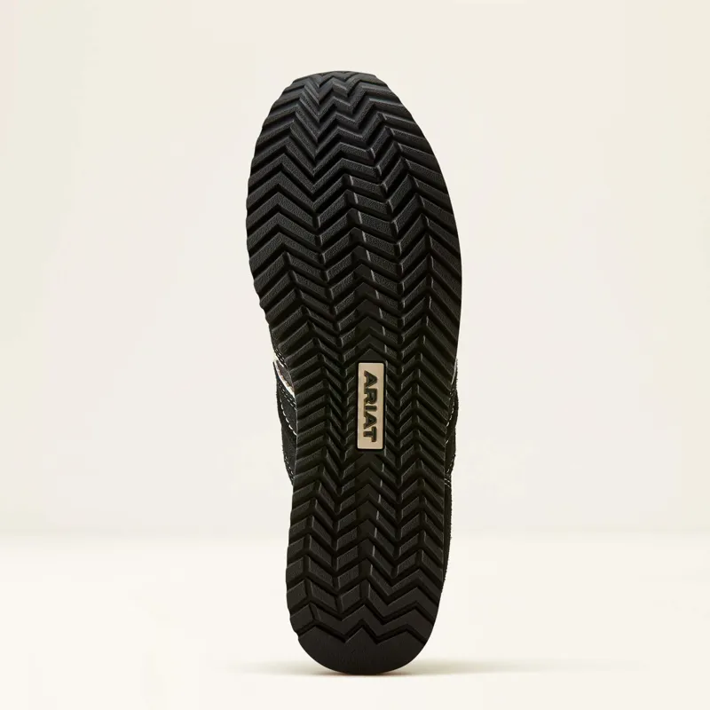 Ariat Ranch Runner Shoe in Black Suede-5