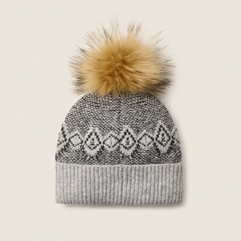 Ariat Willow Beanie in Grey Heather-1