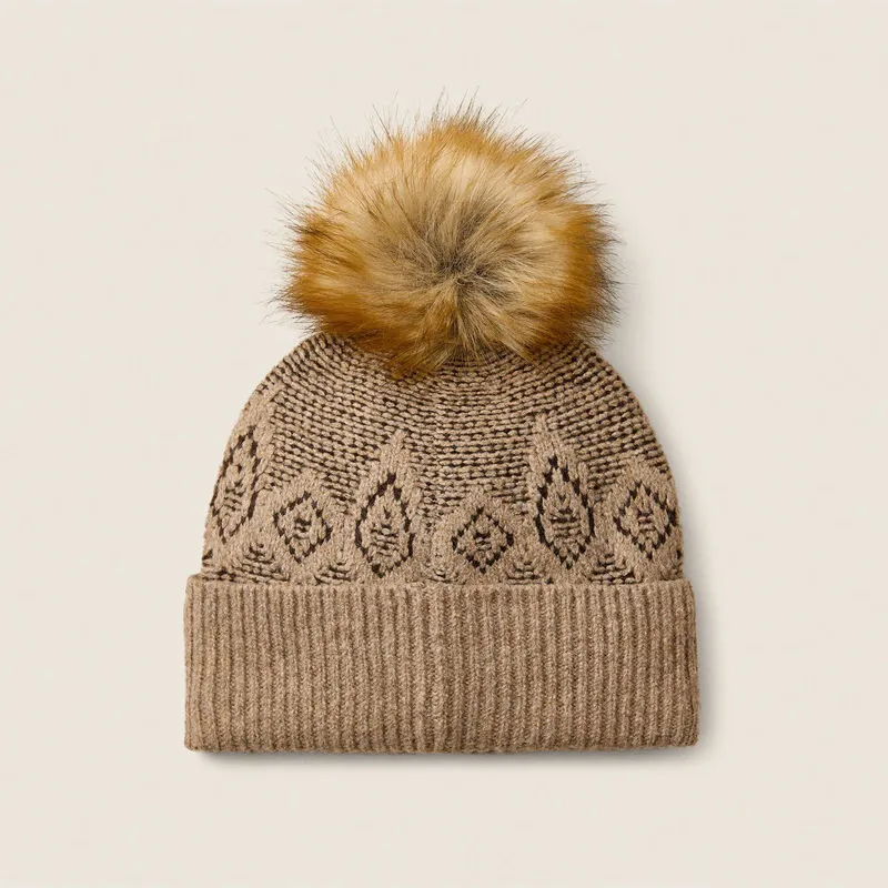Ariat Willow Beanie in Earth Heather-1