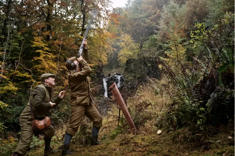 Harkila Kenmore GTX Jacket Forest Green/Herringbone-2