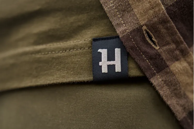 Harkila H-Logo Short Sleeve T-Shirt Dark Olive-3