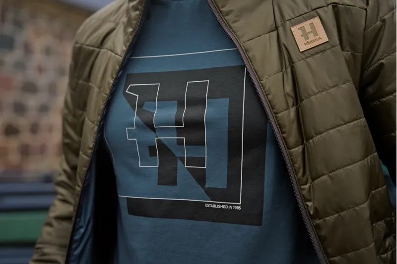 Harkila H-Logo Short Sleeve T-Shirt Sea Blue-2