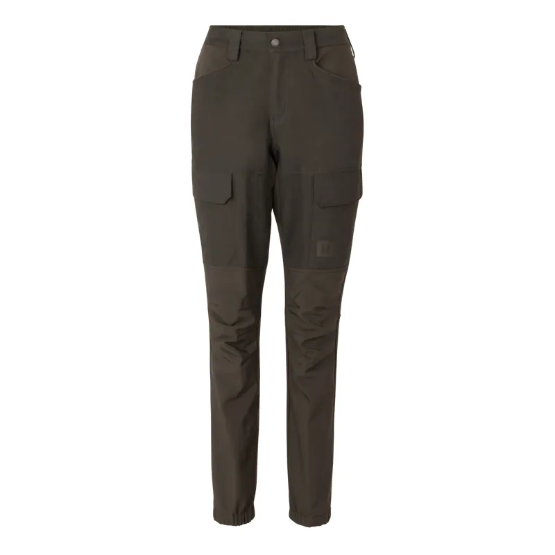 Harkila Scandinavian Women's Trousers in Shadow Brown/Deep Brown