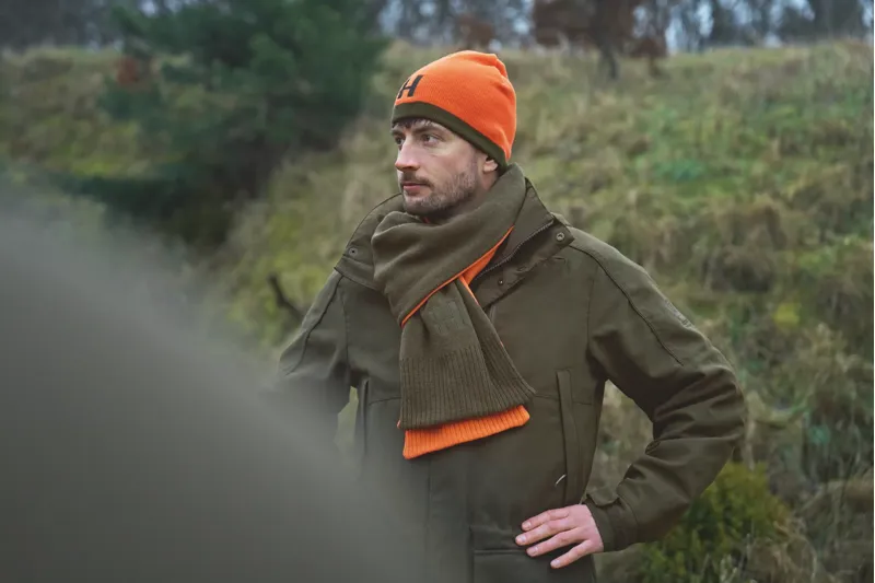 Härkila Reversible Beanie Shadow Brown/Rustique Clay-2