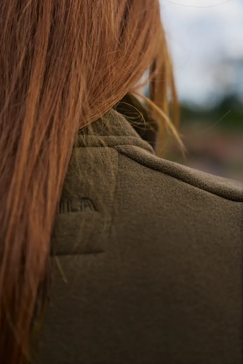 Harkila Sandhem Sherpa Fleece Ladies Jacket Demitasse Brown-2