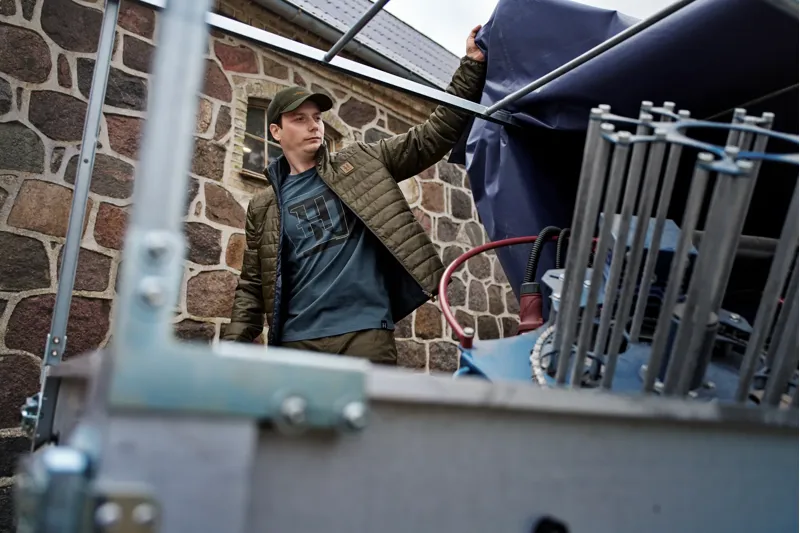 Harkila Kalix HSP Jacket Willow Green/Sea Blue-3