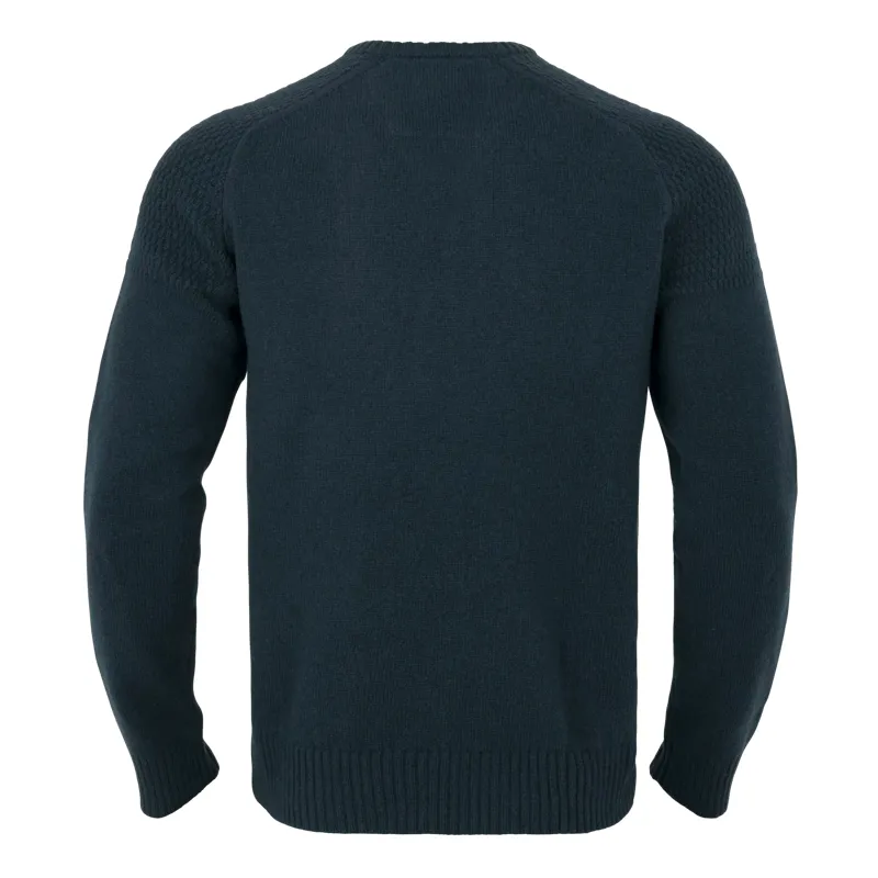 Harkila Vincent Merino V-Neck Pullover in Dark Navy-1