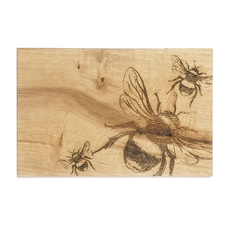 Scottish Made Bee Oak Serving Board-2