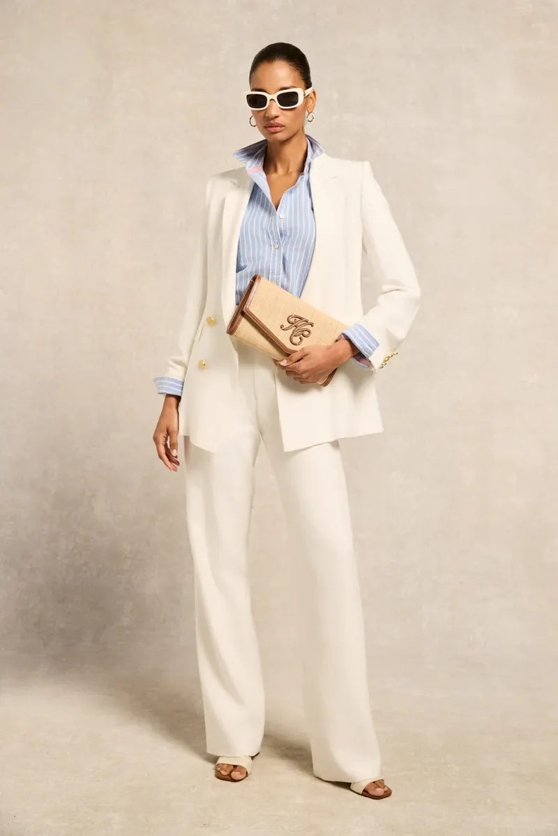 Holland Cooper Oxford Shirt Sky Blue Stripe-6