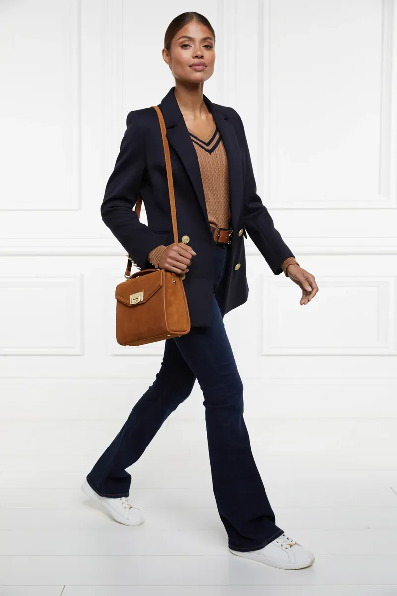 Holland Cooper Zoe Knit Dark Camel Marl-4