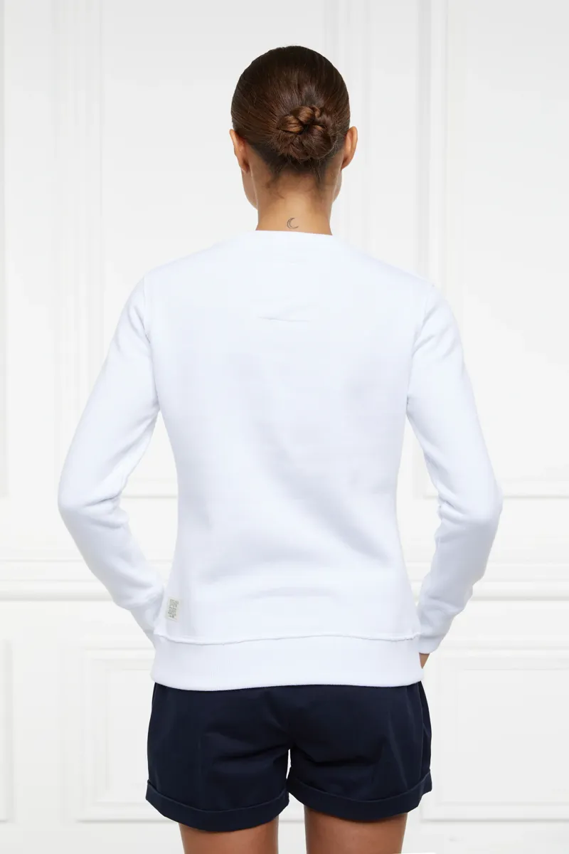 Holland Cooper Varsity Crew White-1