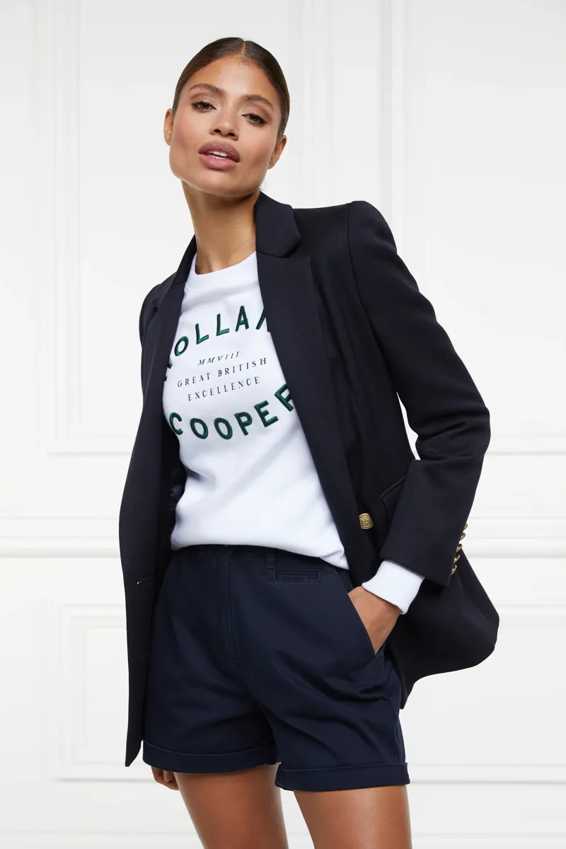 Holland Cooper Varsity Crew White-2