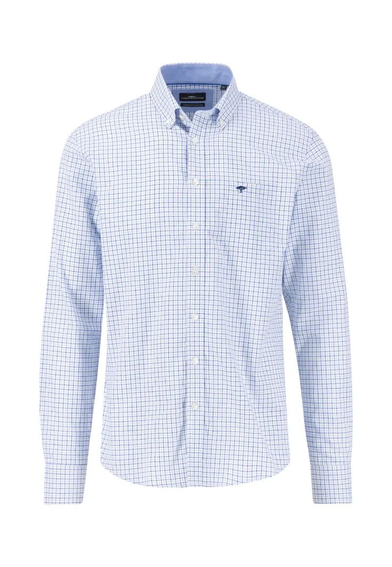 Fynch Hatton Summer Oxford Check Summer Breeze