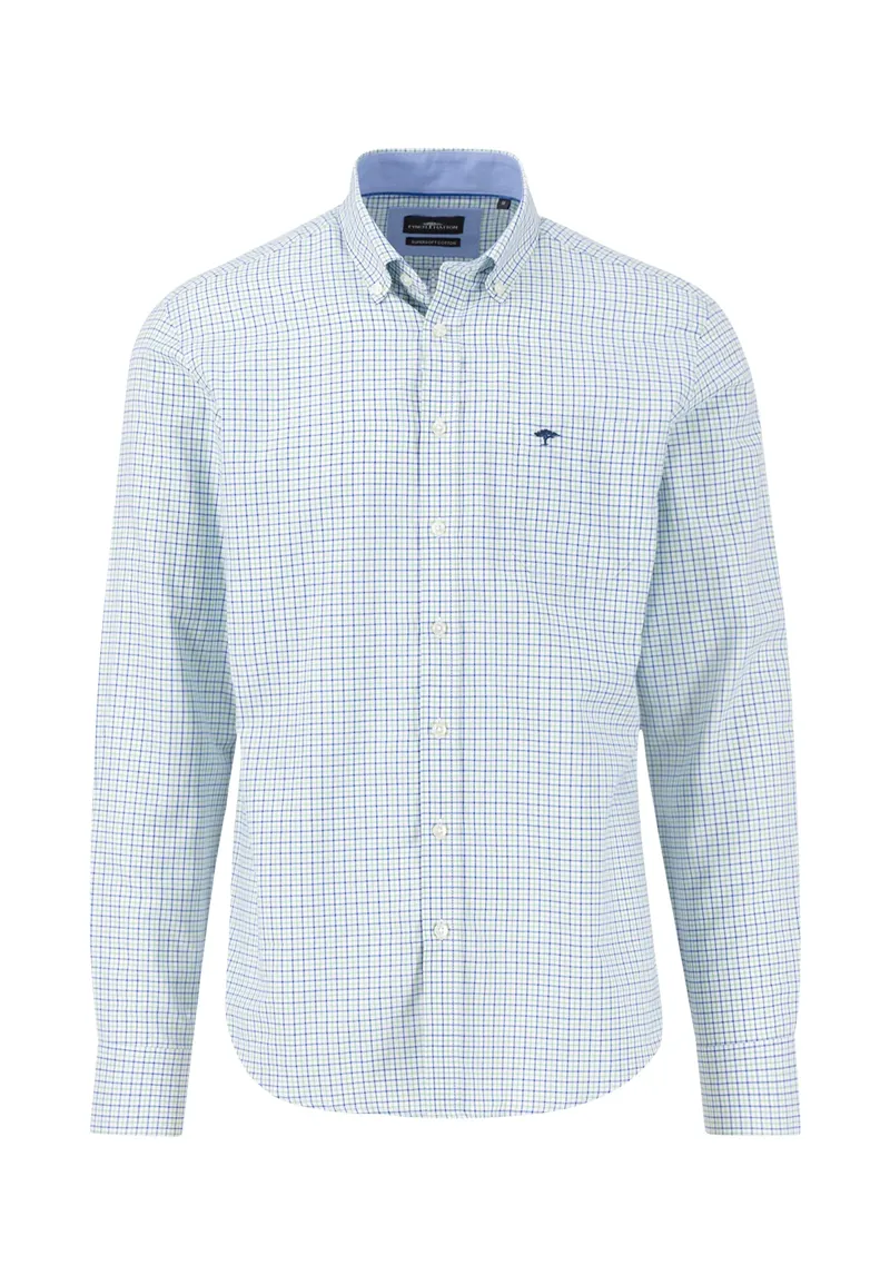 Fynch Hatton Summer Oxford Check Turf Green