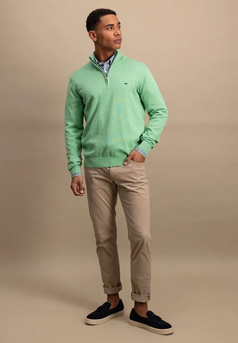 Fynch Hatton Superfine Toyer Zip Turf Green-1