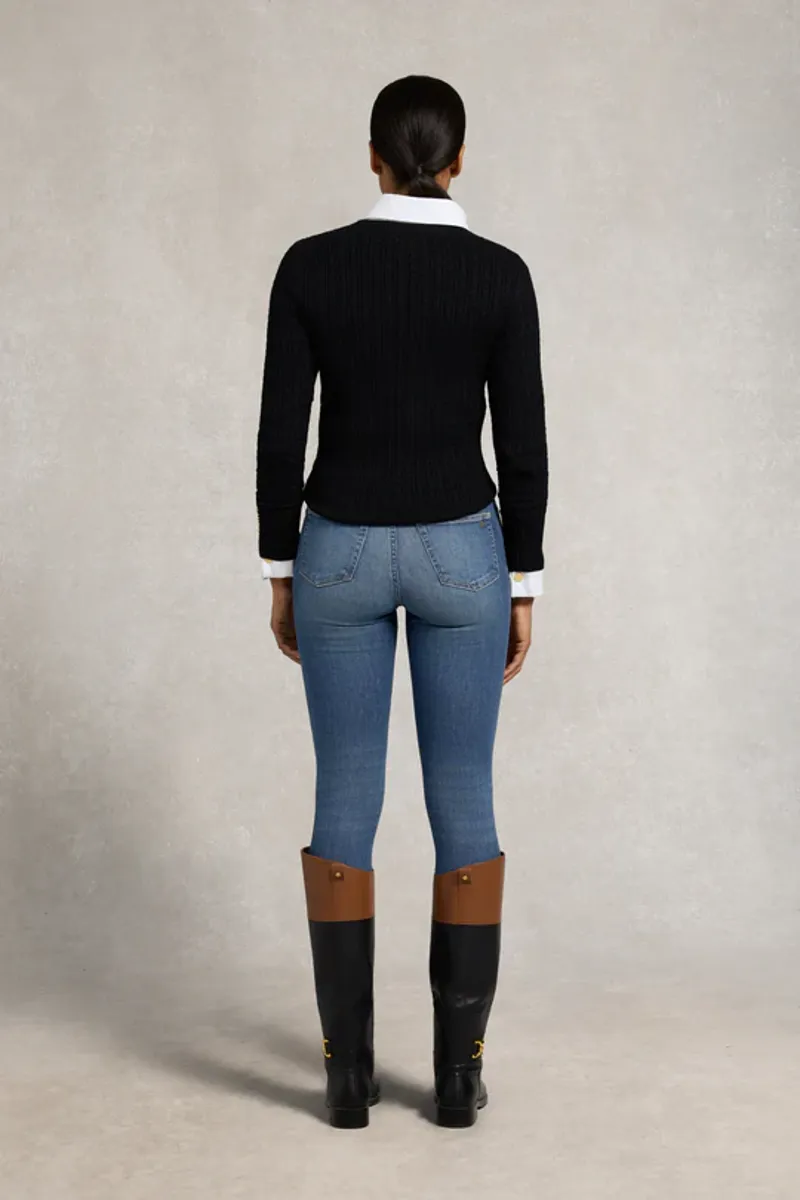 Holland Cooper Princeton Crew Neck Knit Black-4